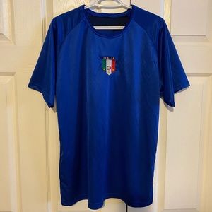 Italy Del Piero Italia Blue Jersey Size L